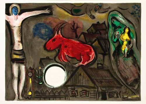 La Crucifixion di Marc Chagall, Stampa in vendita su Singulart