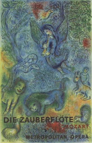 The Magic Flute (Die Zauberflote) di Marc Chagall, Stampa in vendita su Singulart