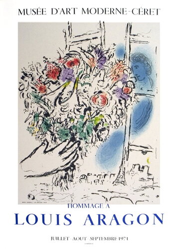 Floral Offering di Marc Chagall, Stampa in vendita su Singulart