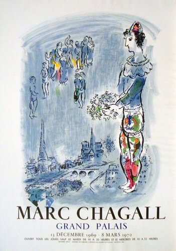 The Magician Of Paris von Marc Chagall, Druck kaufen auf Singulart
