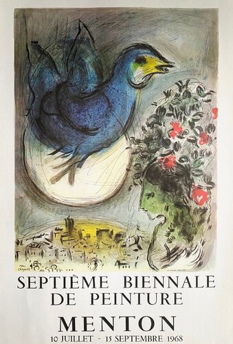 Septième Biennale de Peinture de Menton di Marc Chagall, Stampa in vendita su Singulart