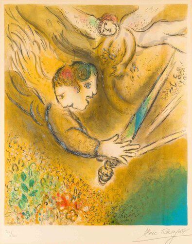 The Angel of Justice van Marc Chagall, Afdruk te koop op Singulart