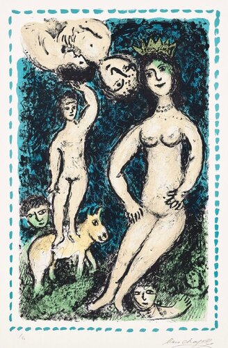 Le Nu Bleu van Marc Chagall, Afdruk te koop op Singulart