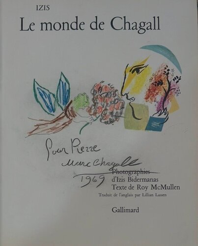 Chagall and an Angel di Marc Chagall, Opera su carta in vendita su Singulart
