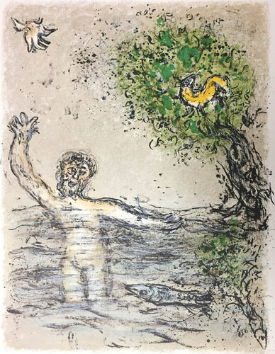 The Waters Engulf Odysseus, 1989 by Marc Chagall, 版畫 for Sale on Singulart