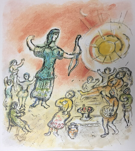 Penelope and The Arch of Odysseus, 1989 von Marc Chagall, Druck kaufen auf Singulart