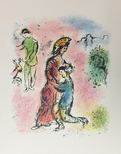 Odysseus Makes Himself Known, 1989 di Marc Chagall, Stampa in vendita su Singulart