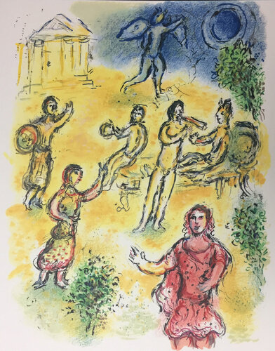 Feast at Menelaus, 1989 van Marc Chagall, Afdruk te koop op Singulart