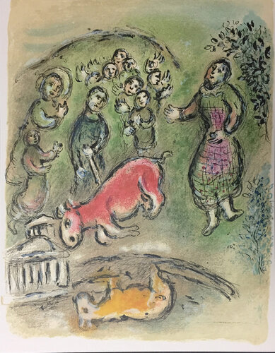 Sacrifice for Athena, 1989 van Marc Chagall, Afdruk te koop op Singulart