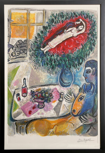 Reverie di Marc Chagall, Stampa in vendita su Singulart