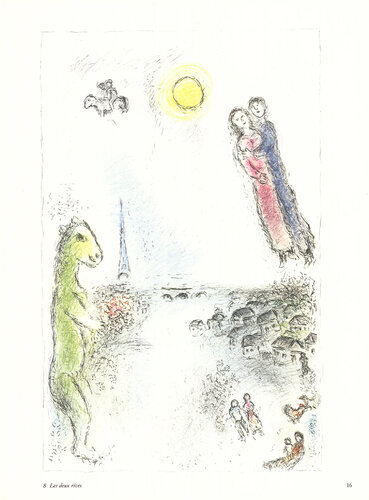 Les Deux Rives by Marc Chagall, Print for Sale on Singulart