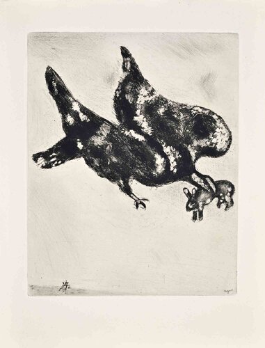 L'Aigle et l'Escarbot by Marc Chagall, Print for Sale on Singulart