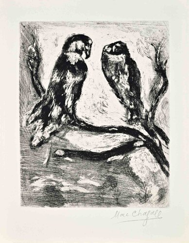 L'Aigle et le Hibou (The Eagle and the Owl) by Marc Chagall, Print for Sale on Singulart