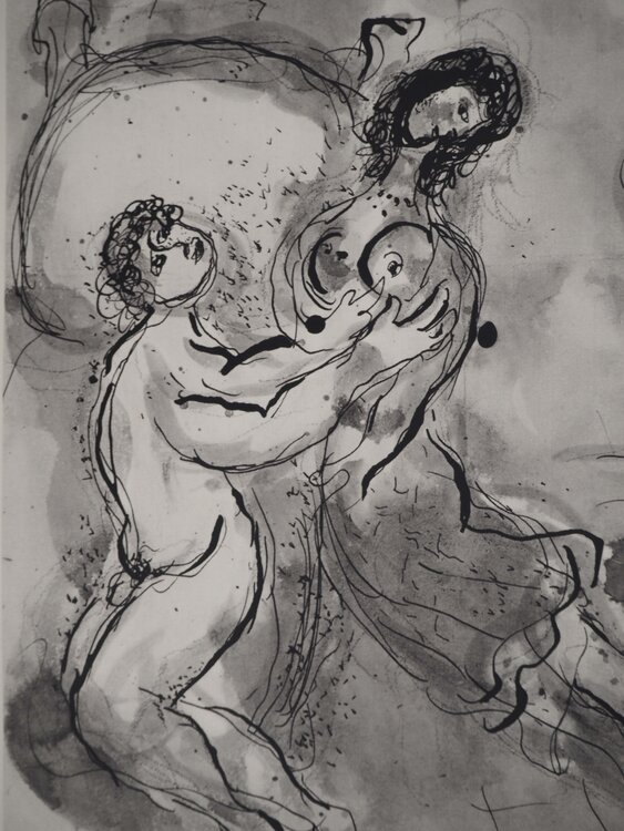 Le chagrin de Amno Marc Chagall