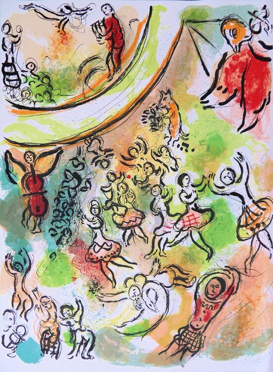 Plafond de l'opéra Garnier Marc Chagall