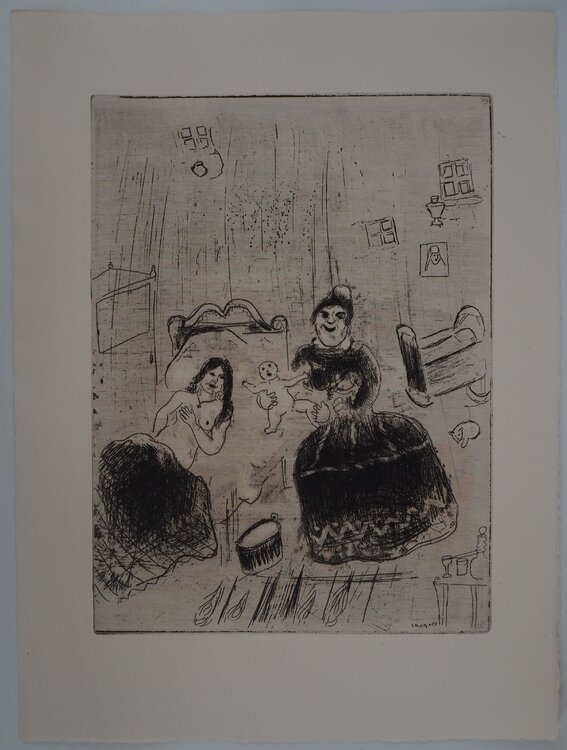 La naissance de Tchitchikov Marc Chagall