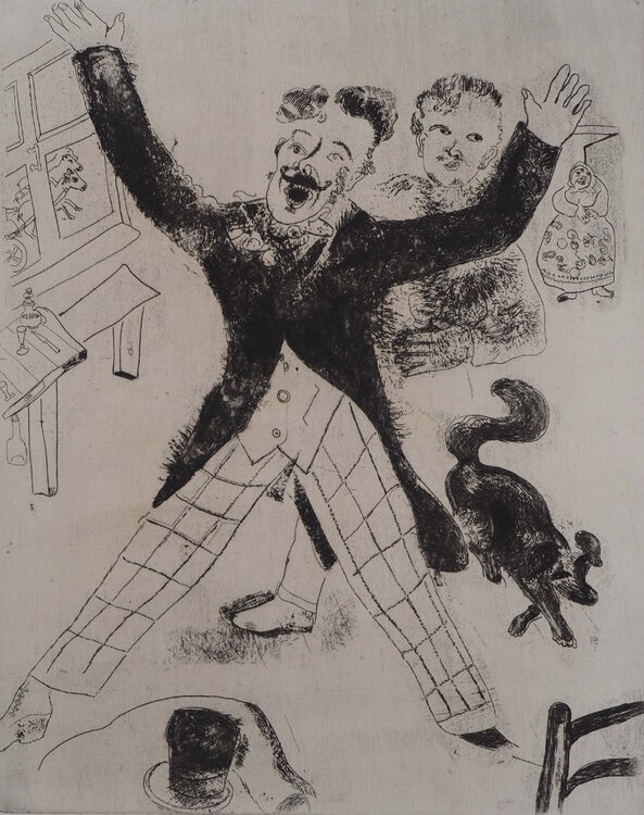 L'homme heureux (Nozdriov) Marc Chagall