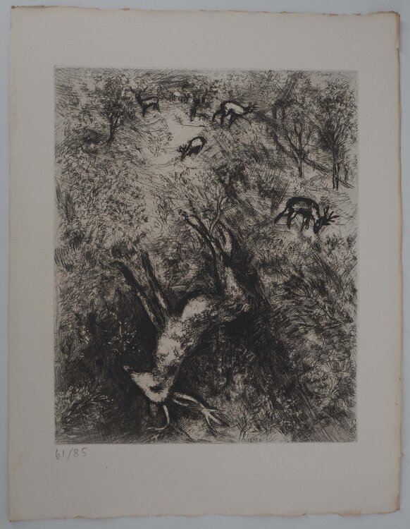 Le cerf malade Marc Chagall
