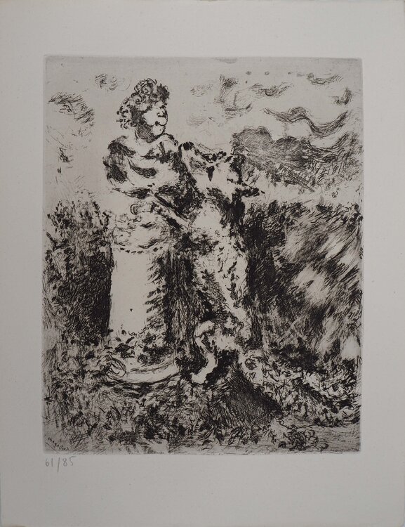 Le renard et le buste Marc Chagall