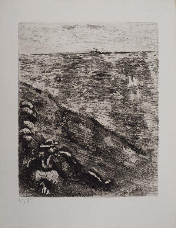 Le berger et la mer Marc Chagall