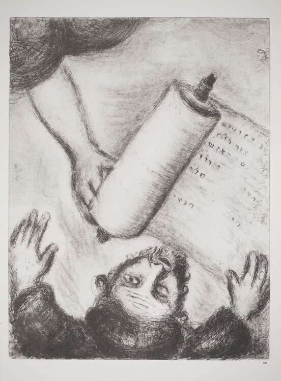 La vocation d'Ezéchiel Marc Chagall