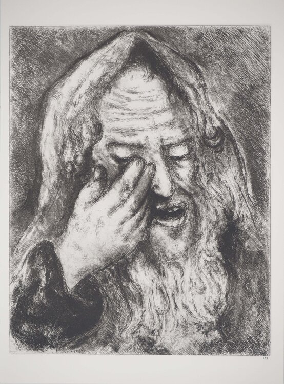 Les lamentations de Jérémie Marc Chagall