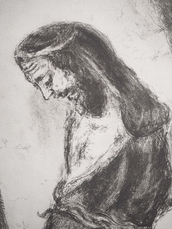 Jérémie devant la lumière divine Marc Chagall