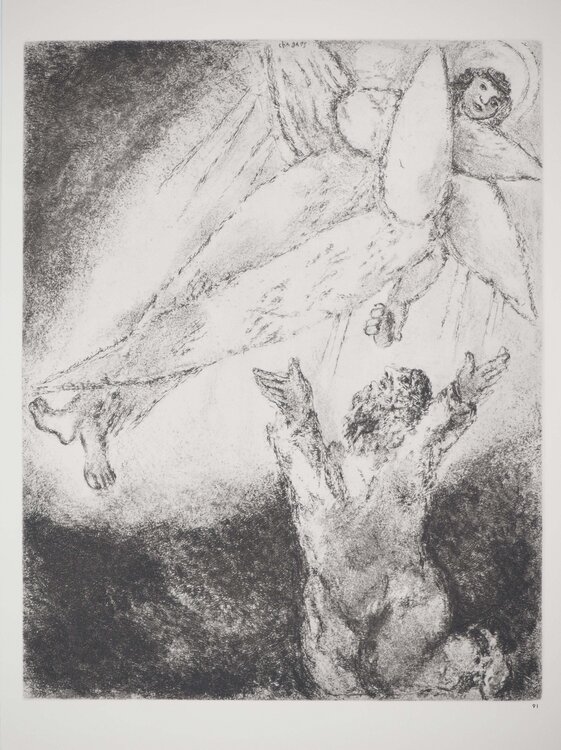La purification d'Isaïe Marc Chagall