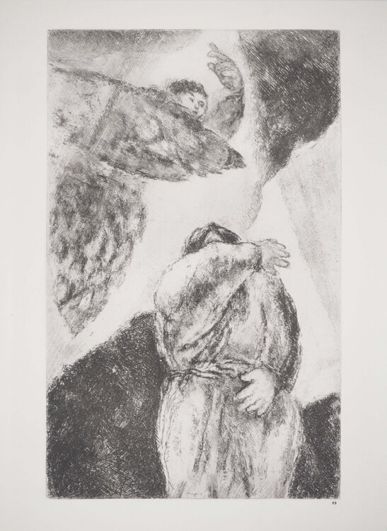 L'Eternel se manifeste à Elie Marc Chagall
