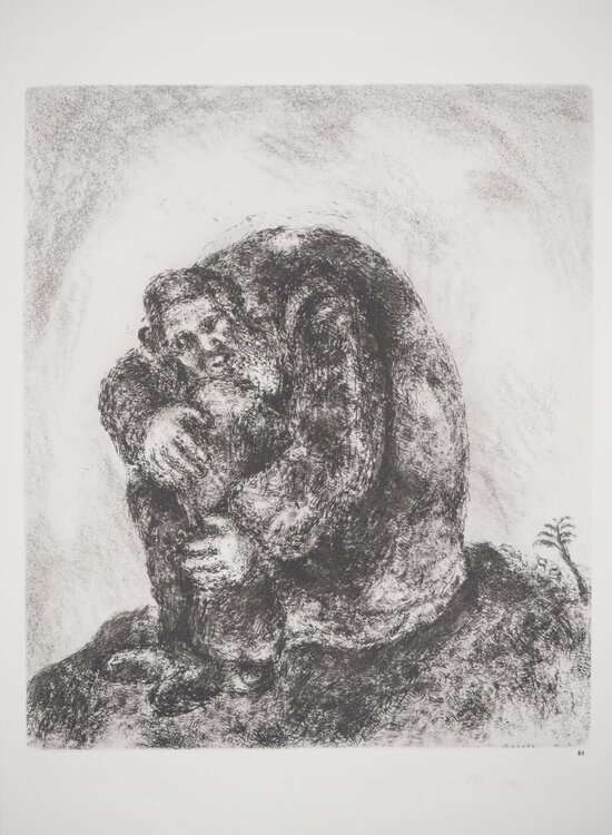 Elie annonçant la pluie Marc Chagall