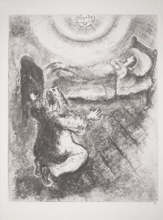 Elie ressuscite le fils de la veuve Marc Chagall