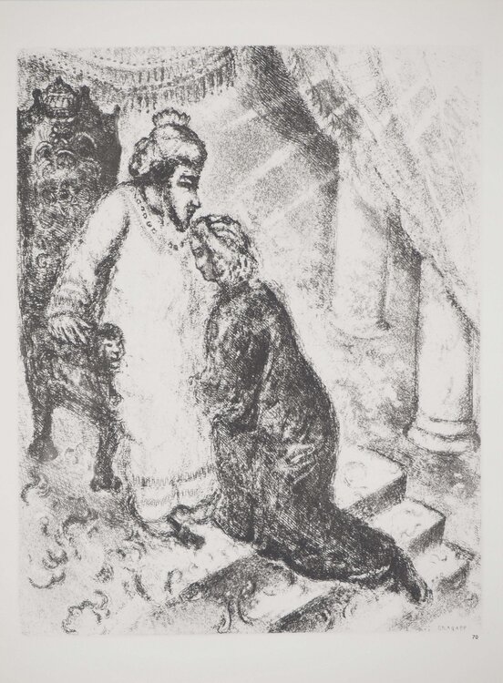 David pardonne à son fils Marc Chagall