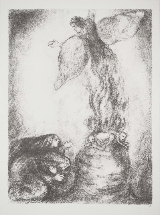 L'ange de l'Eternel Marc Chagall