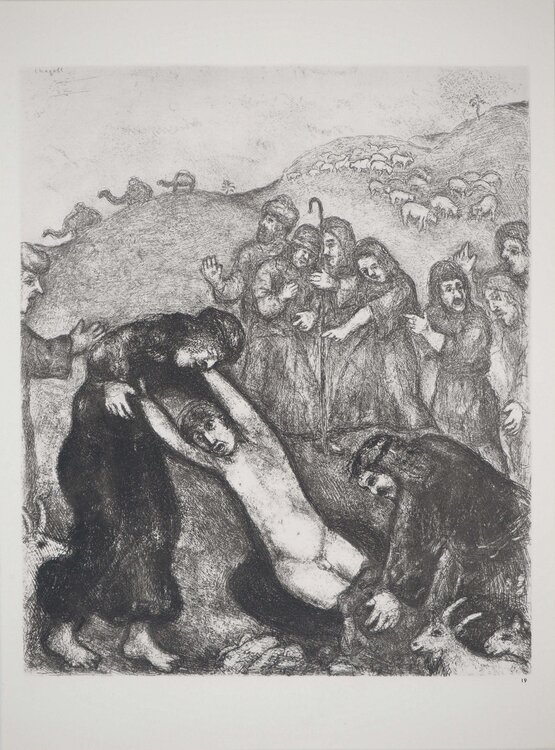 Joseph dépouillé par ses frères Marc Chagall