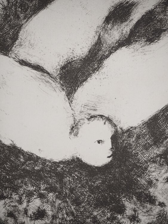 Abraham sur le point d'immoler son fils Marc Chagall