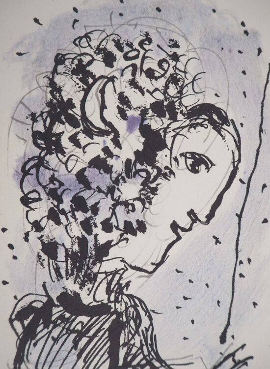 Artiste face au chevalet Marc Chagall