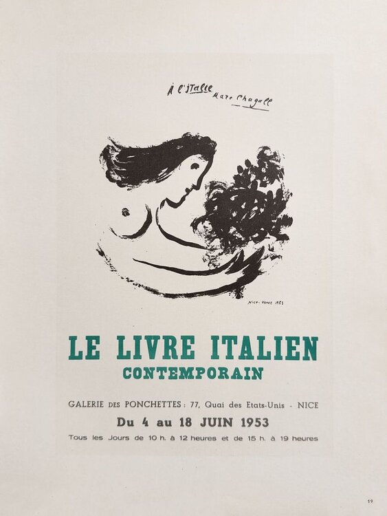 AF 1953 - Le livre italien Marc Chagall