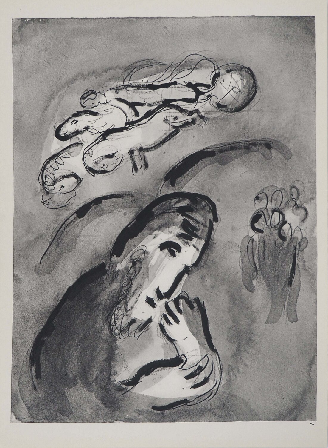 La Bible, L'annonciation, Héliogravure Marc Chagall Print for sale