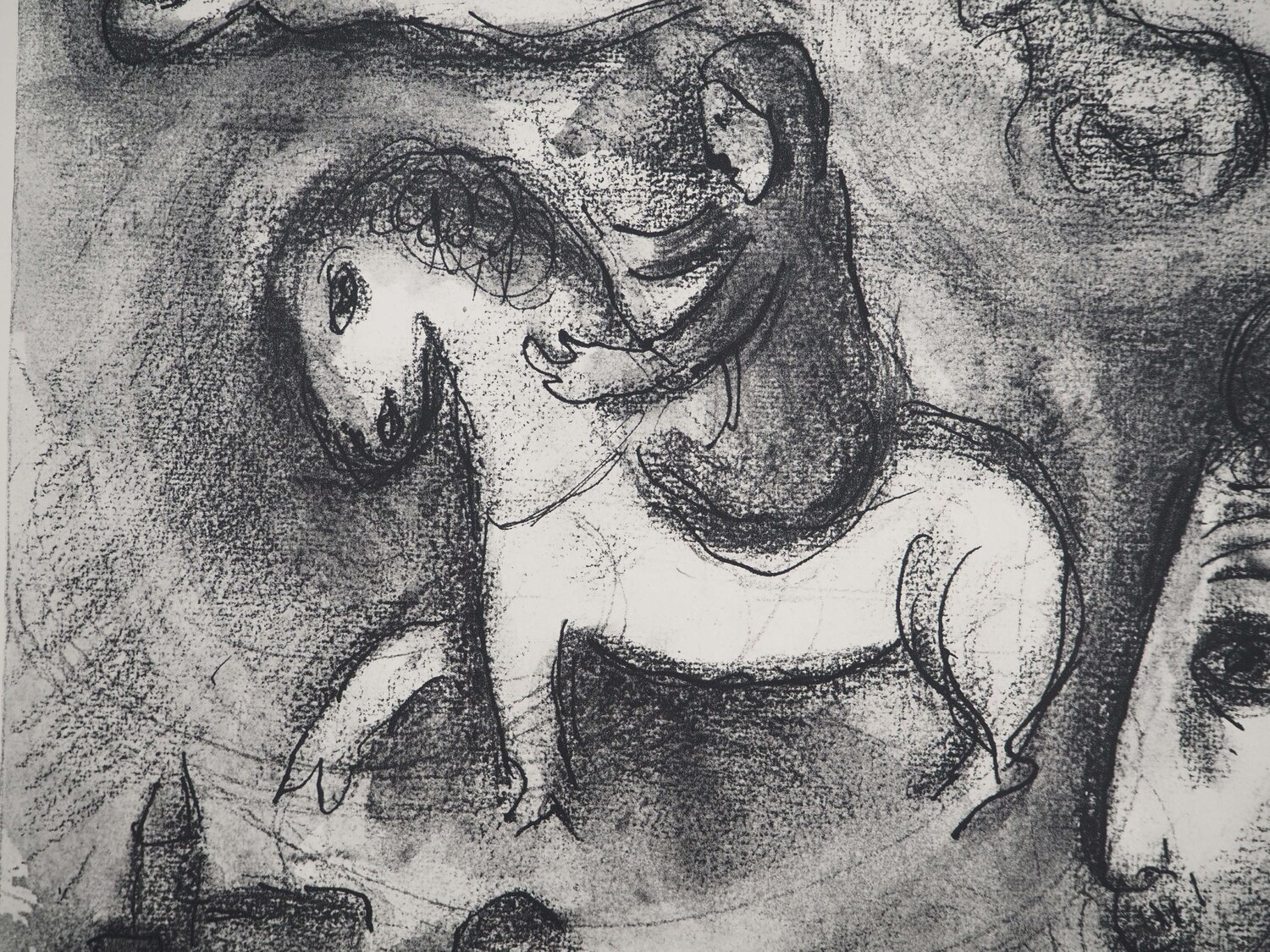 La vision avec l'ange (Vision de Zacharie) Marc Chagall