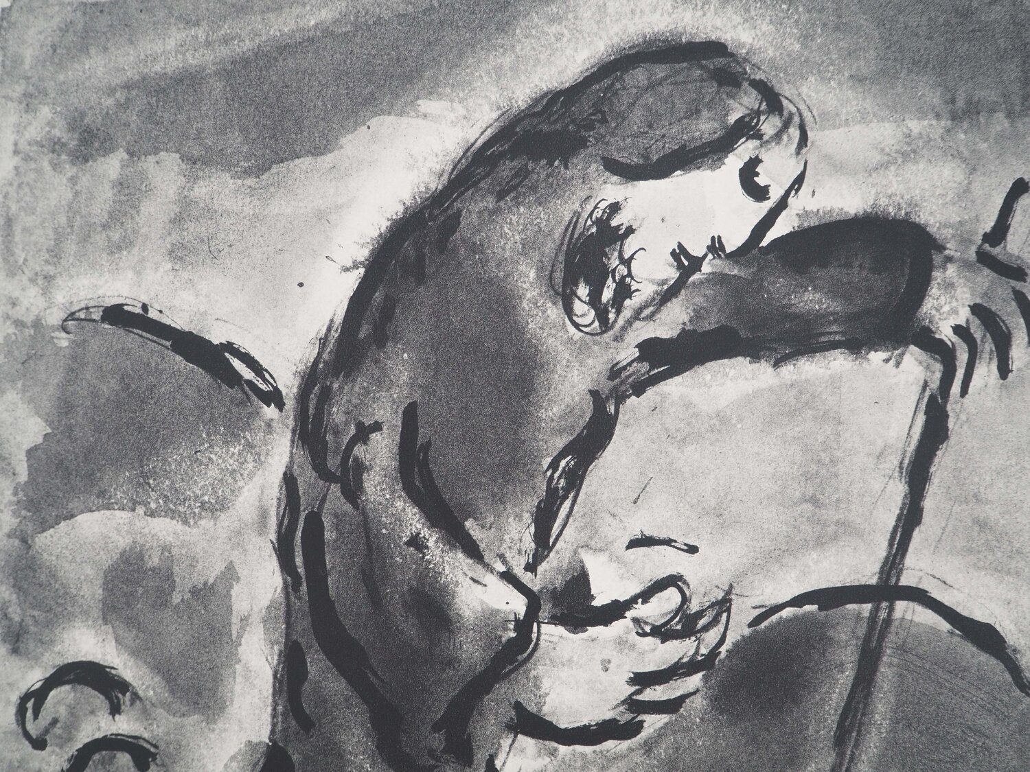 Le berger dans la colline (Prophétie d'Amos) Marc Chagall