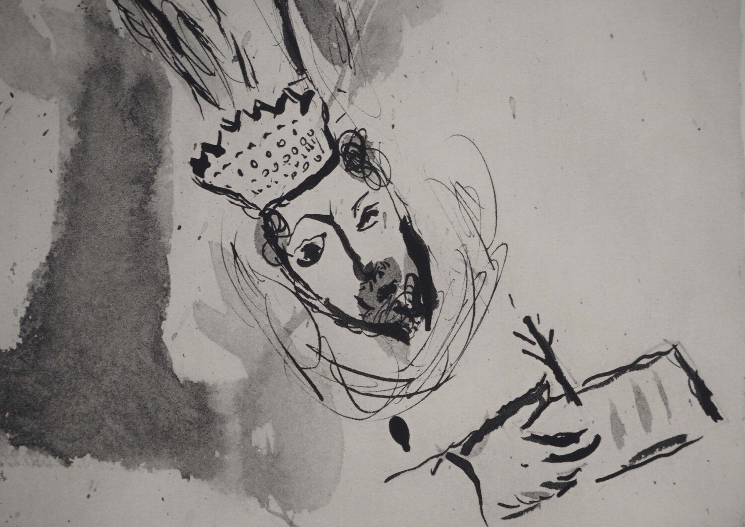 Cantique des cantiques : Salomon et son amante Marc Chagall Druck zu verkaufen
