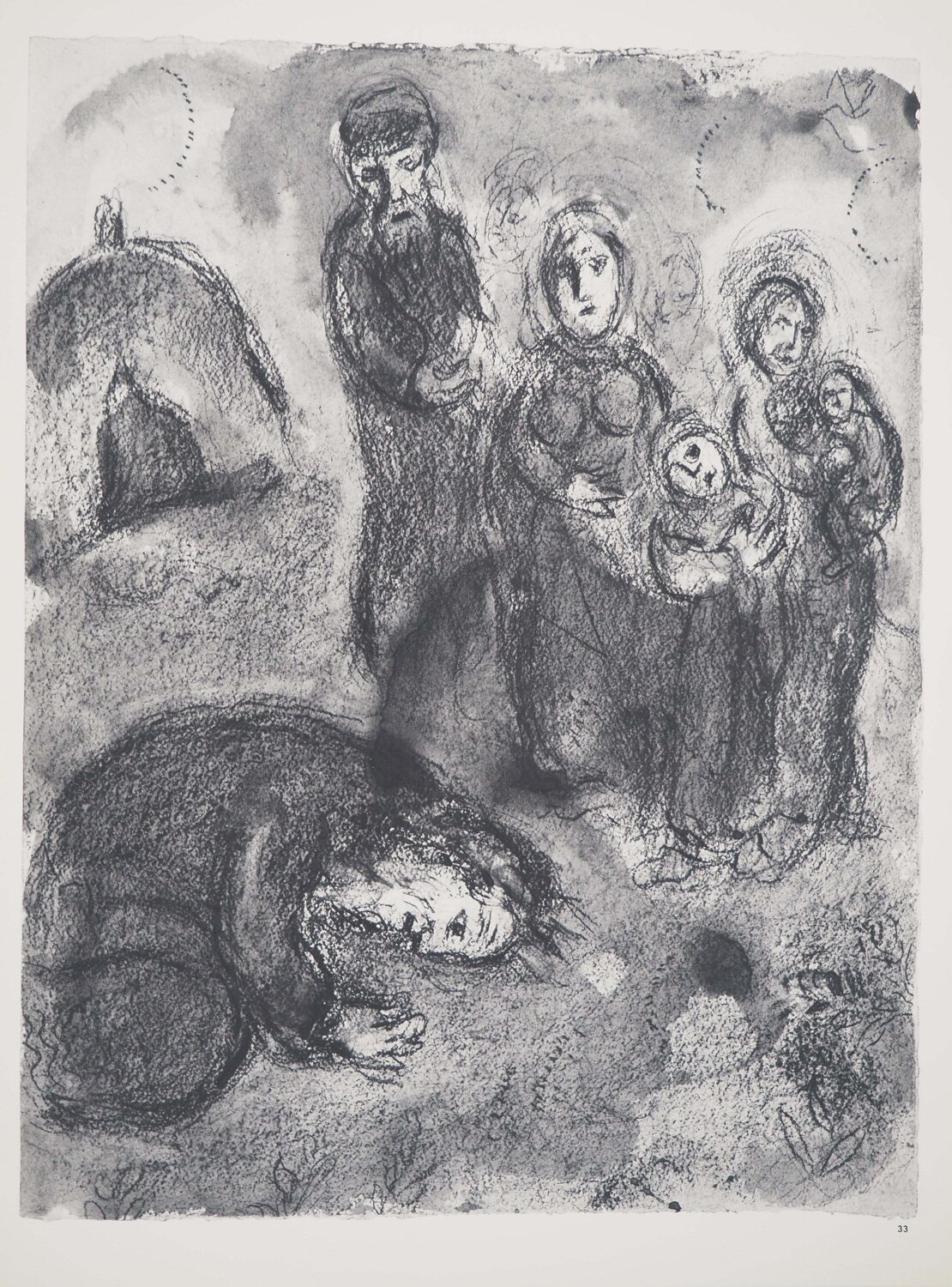 La Bible, Le retour de l'enfant perdu, Héliogravure Marc Chagall Print for sale