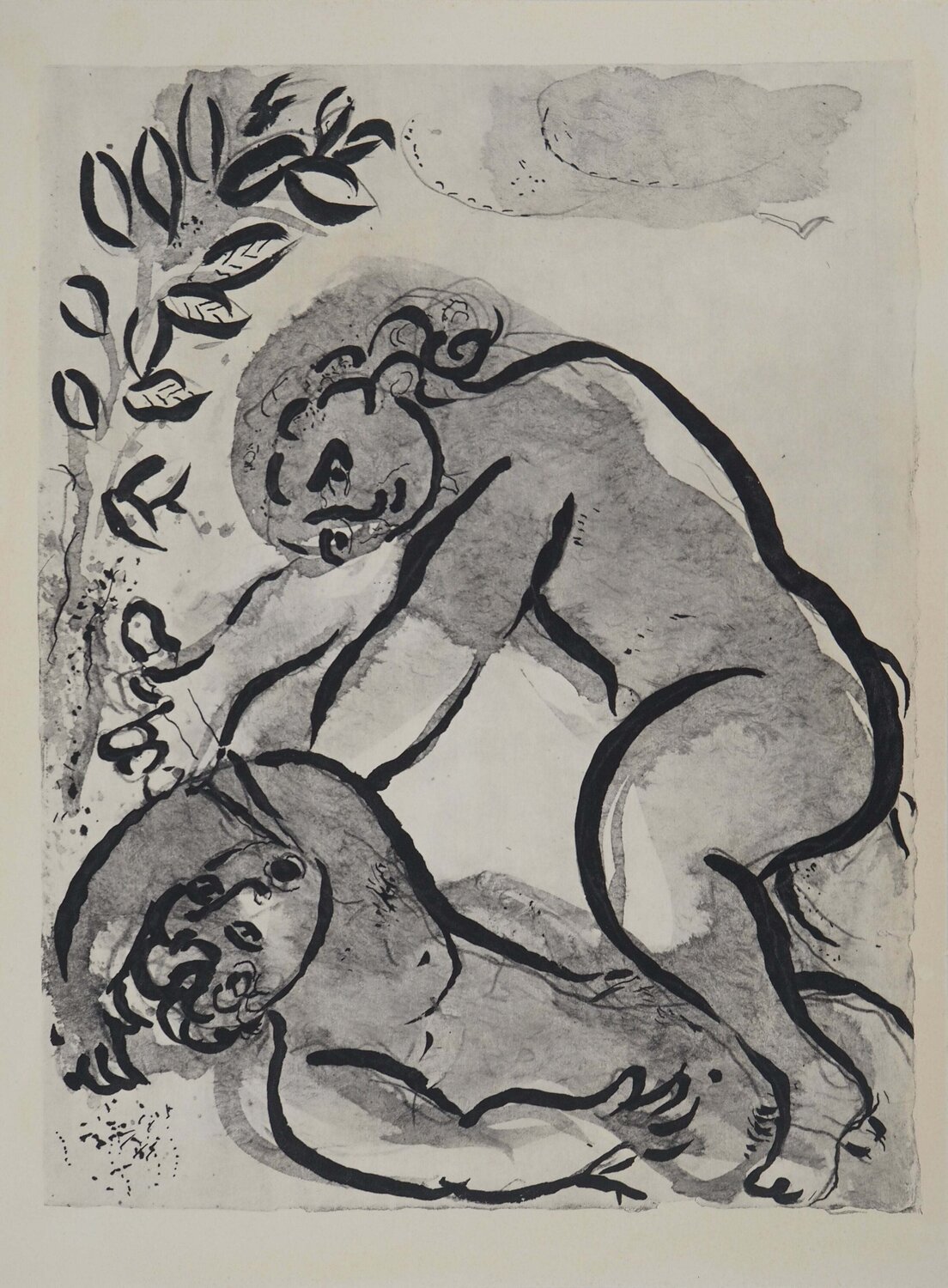 La Bible, Cain, Héliogravure Marc Chagall Impresión en venta