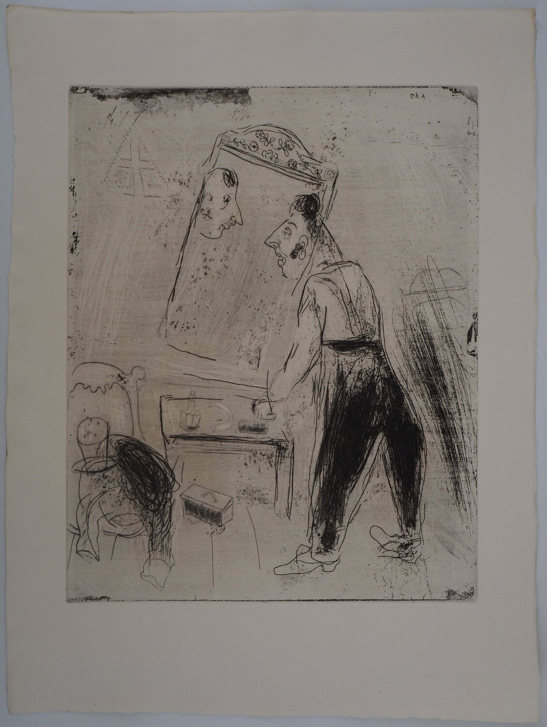 La toilette de Tchitchikov Marc Chagall Druck zu verkaufen