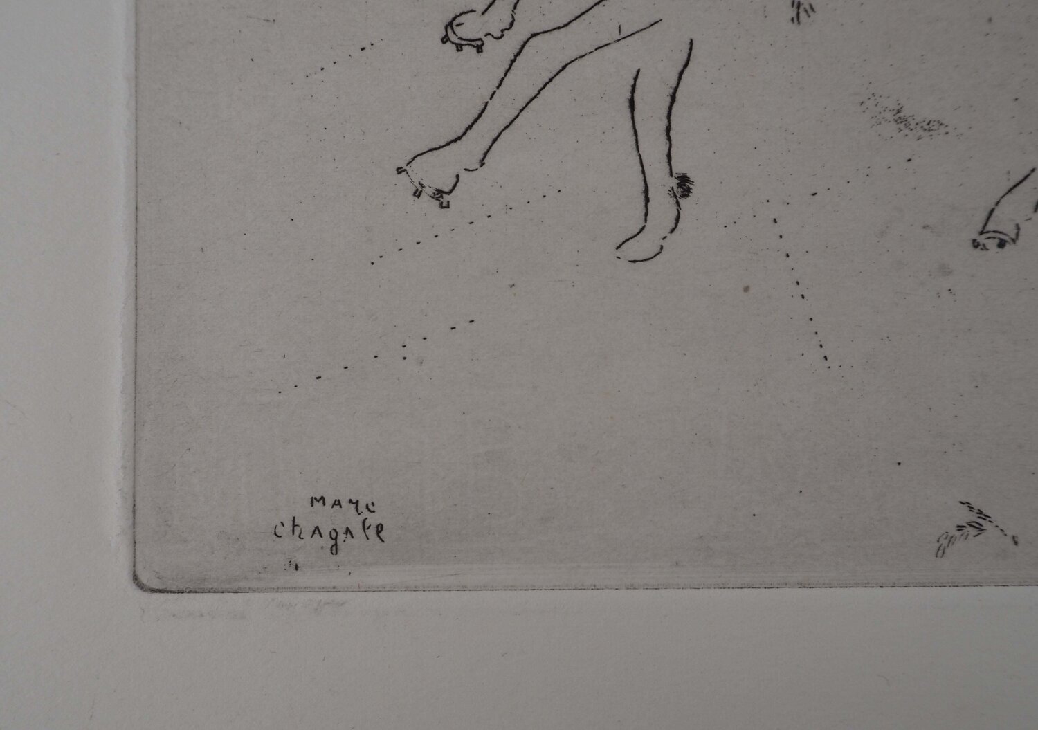 L'accident de calèche (La britchka s'est renversée) Marc Chagall Druck zu verkaufen