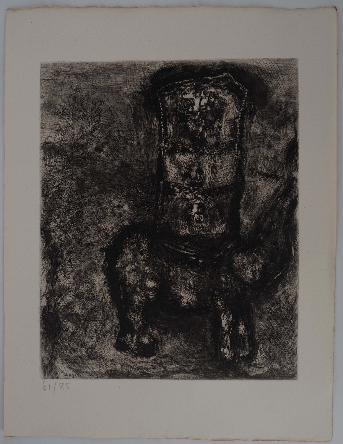 Le rat et l'éléphant Marc Chagall Druck zu verkaufen