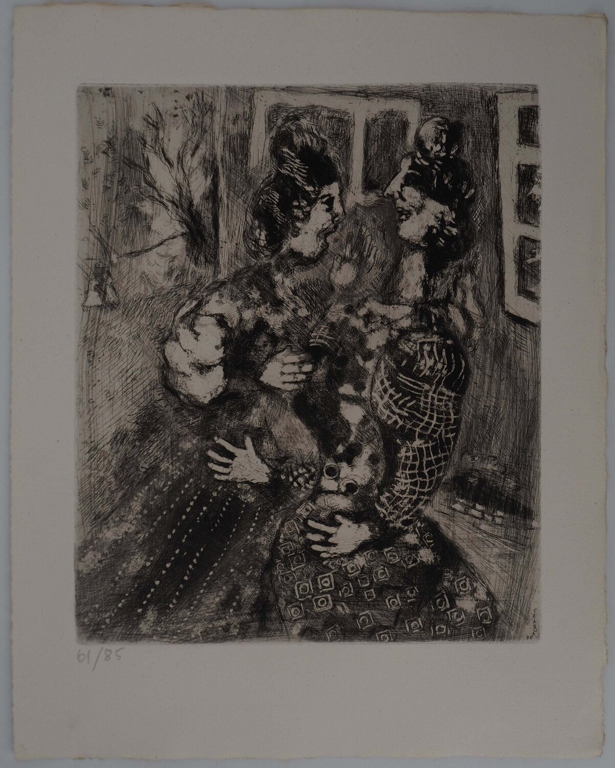 Confessions, Gravure originale signée Marc Chagall Stampa in vendita