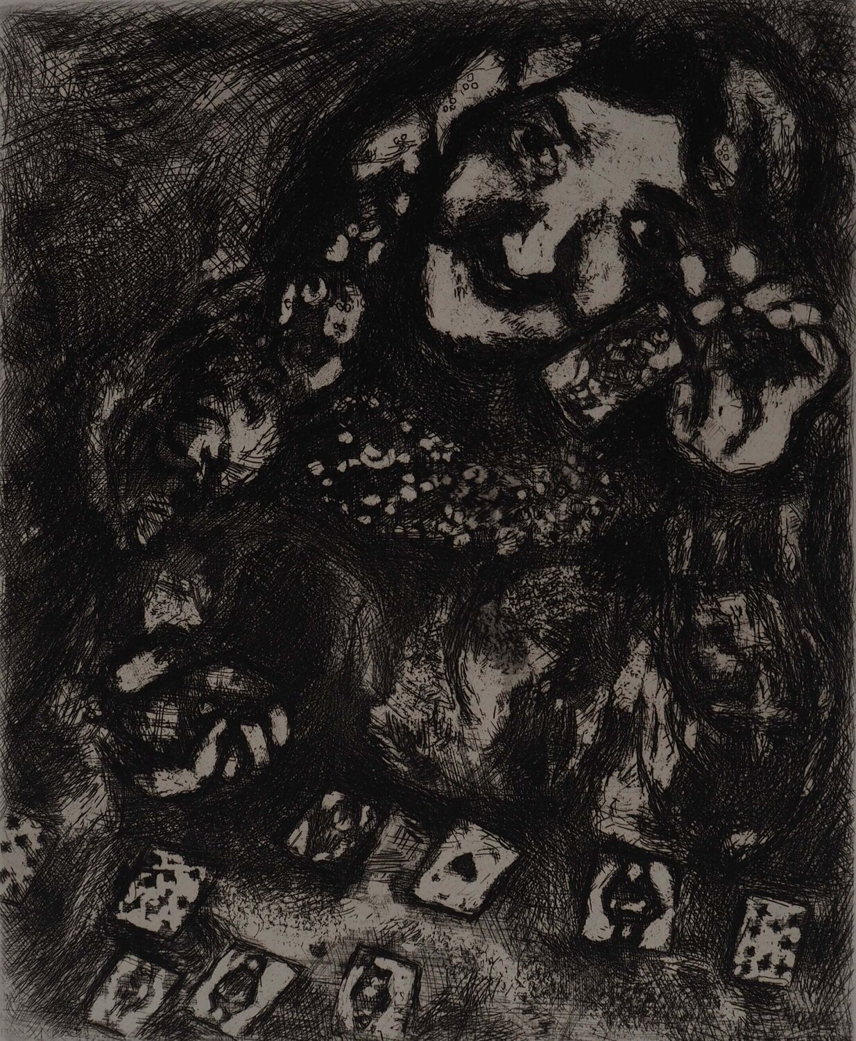 La voyante (Les devineresses) Marc Chagall