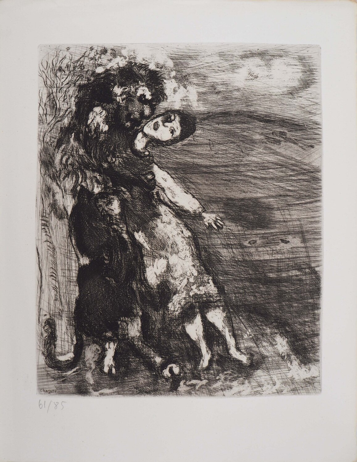 Le lion amoureux Marc Chagall Impresión en venta
