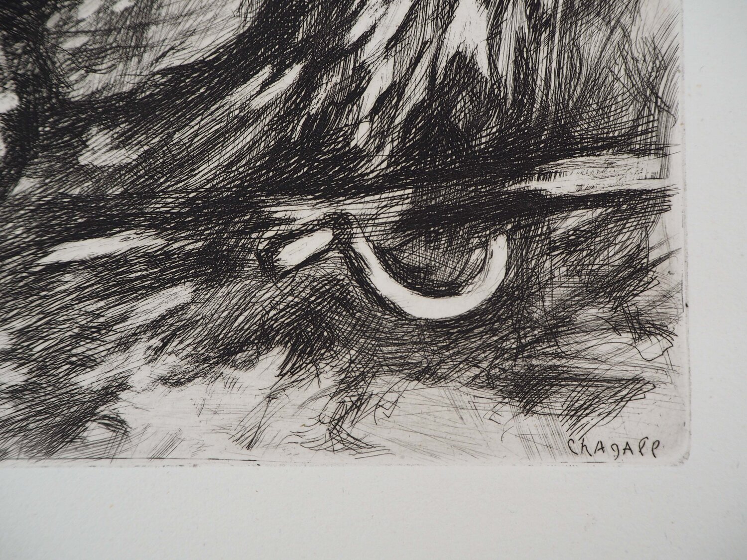 La mort et le bucheron Marc Chagall